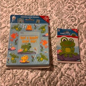 NEW Carson Dellosa FUNky Frog "Had a Leapin' Good Day!" awards bookmarks
